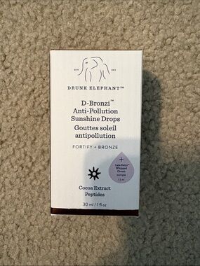 Drunk Elephant D-Bronzi Anti-Pollution Sunshine Drops — NIB!